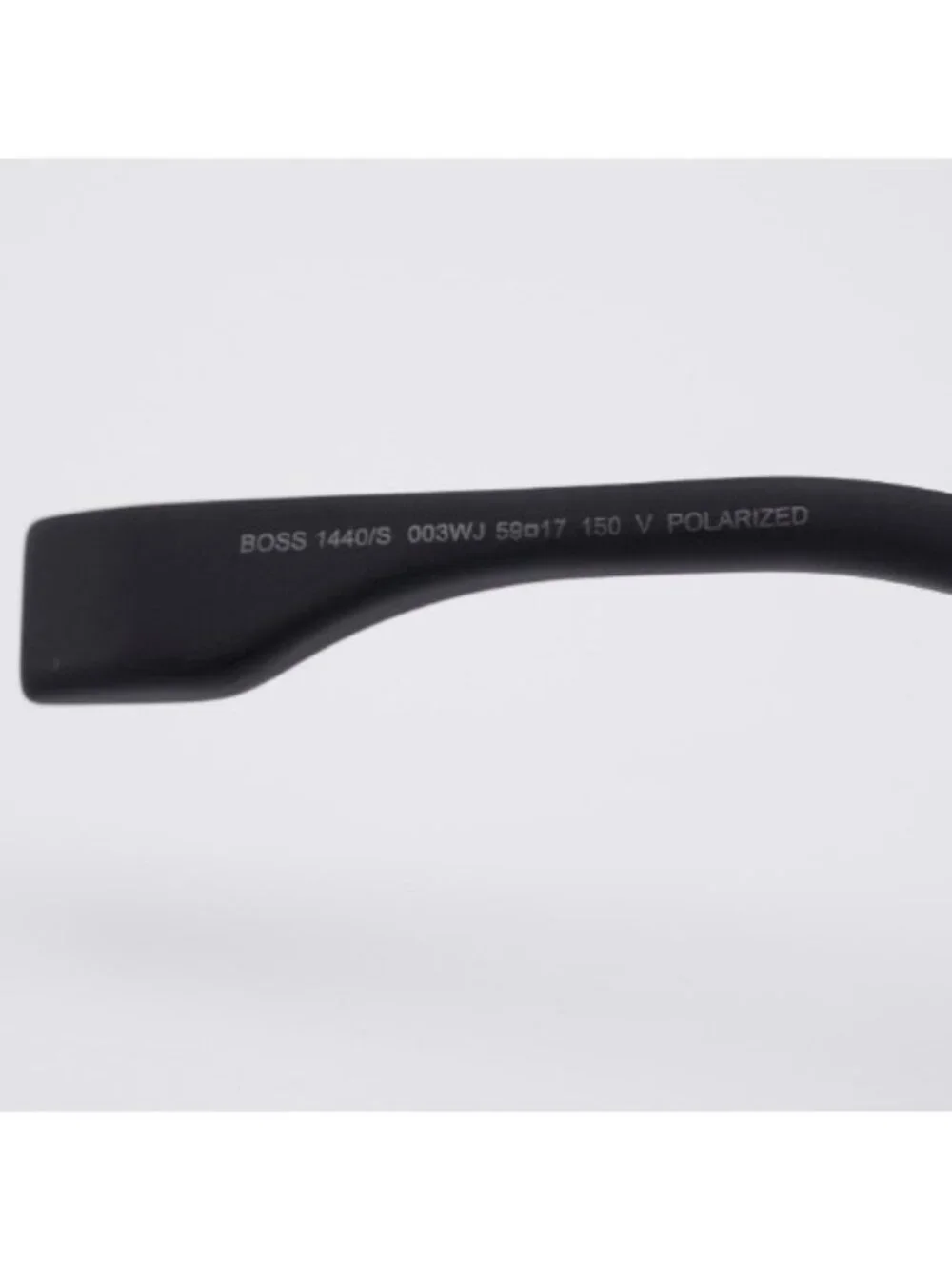 Hugo BOSS 1440/S 003/WJ Sunglasses Black Square Frame, Blue Lenses